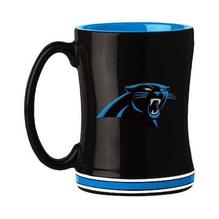 Logo Brands Carolina Panthers 14oz Relief Mug 605-C14RM